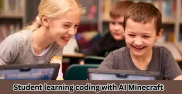 student learning coding with aI minecraft