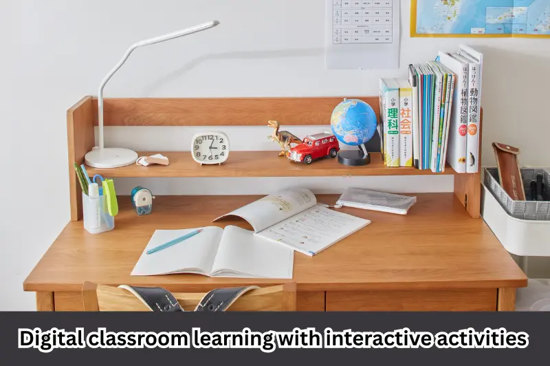 digital classroom learning with interactive activities