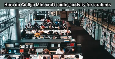 hora do código minecraft coding activity for students