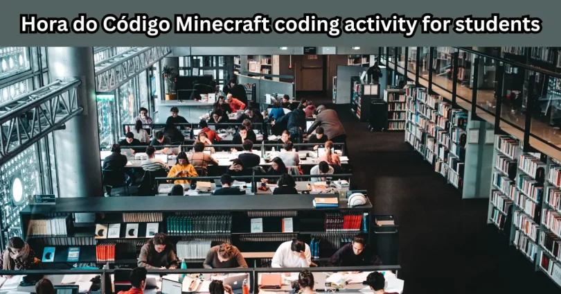 hora do código minecraft coding activity for students