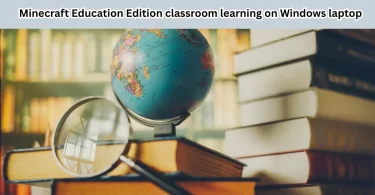 Minecraft: Education Edition classroom learning on windows laptop