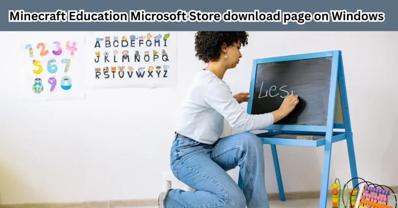 minecraft education microsoft store download page on windows