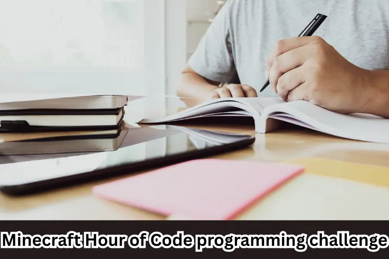 minecraft hour of code programming challenge