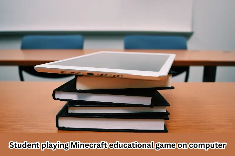 student playing minecraft educational game on computer (1)