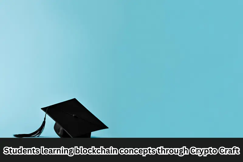 students learning blockchain concepts through crypto craft